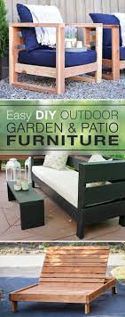 Easy Diy Outdoor Garden Patio Furniture Click Thru To Learn How To Make Diy Outdoor Chair Diy Patio Furniture Diy Outdoor Furniture Garden Patio Furniture