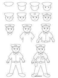 Sevimli polis cizimi polis nasil cizilir kolay polis cizimi how. Okul Oncesi Polis Boyama Letkov