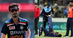 Concussion substitute yuzvendra chahal was man of the match with three wickets; Aus Vs Ind Yuzvendra Chahal Replaces Ravindra Jadeja As Concussion Substitute In 1st T20i