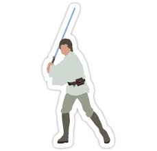 Luke Skywalker Stickers By Deelara Redbubble Star Wars Stickers Cute Stickers Cool Stickers