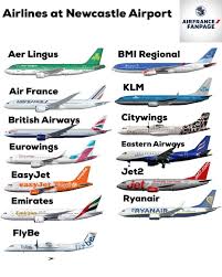 Airlines At Newcastle Airport Ncl Wis Newcastle Airport Airlines Airport