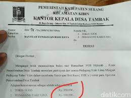 Sejak awal, fungsi dari surat sendiri adalah sebagai sarana pemberitahuan, untuk menyampaikan permintaan, buah pikiran. Beredar Surat Kades Minta Thr Ke Pemilik Toko Dan Pkl Di Serang