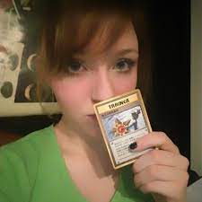 I've only seen a small picture of the original card in a card magazine, so i couldn't see that she was crying in the picture! Misty Tears Pokemon Card Pokemon Cards Pokemon Misty