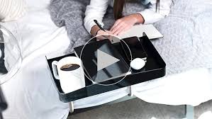 Amazon.com: Height Adjustable Under Mattress 17 inch Bedside Shelf, Works  with Lofts and Beds Without Frames, Heavy Duty Storage Tray, Fits Laptops,  Books, and Drinks, Nightstand Alternative, Black : Home & Kitchen