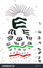Twisted Psychedelic Eye Chart Stock Photo Edit Now 151300