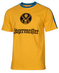 Habt ihr euch eigentlich schon für das spiel am samstag gegen hansa rostock beworben? Jagermeister Retroshirt Streifen I Offizieller Eintracht Braunschweig Fanshop