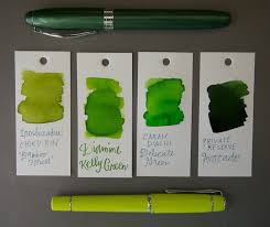 Review Diamine Kelly Green Ink Stationery Obsession Ink Bottled Ink