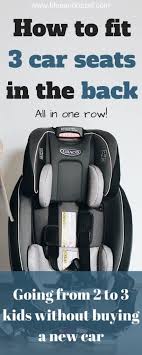 Narrow Car Seats How To Fit 3 Across In A Car With Graco Blue And Hazel Baby Car Seats Car Seats Trendy Baby Gear