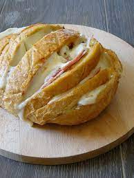Frosted, layered & filled food. Stuffed Bread Loaf Food Recipes Yummy Food