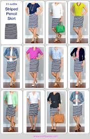 Black And White Striped Pencil Skirt Outfit Year In Review Outfit Posts Striped Pencil Skirt 11 Ways Outfit Posts Striped Skirt Pencil Pencil Skirt Outfits Striped Pencil Skirt Outfit