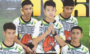 Thai cave boys speak of 'miracle' rescue after hospital discharge