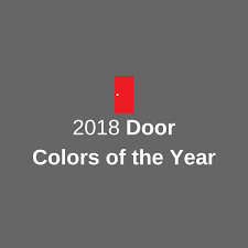View All Of Our 2018 Therma Tru Door Colors Of The Year And