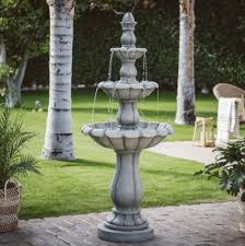 Large Outdoor Water Fountain Garden Deck Backyard Patio 3 Tier Decor 60 Inch Fountains Outdoor Large Outdoor Fountains Outdoor Fountain