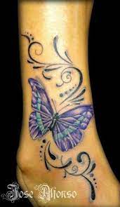 Butterfly Tattoo By Julianaaxoxo Butterfly Tattoo Designs Butterfly Tattoos For Women Foot Tattoos