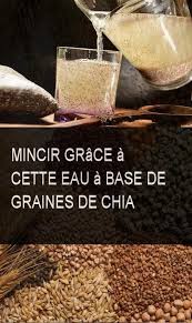 Mincir Grace A Cette Eau A Base De Graines De Chia Eau Eau Grain Chia Graines Mincir Chia Nutrition Food