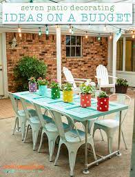We have thousands of deck decorating ideas on a budget for you to select. 7 Patio Decorating Ideas On A Budget I Should Be Mopping The Floor