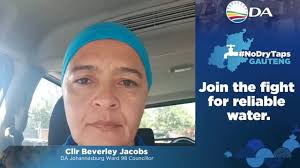 DA Ward 98 Councillor Beverley Jacobs expresses frustration over an  unresolved water leak flooding a resident's yard. This negligence is  unacceptable and requires immediate action., #NoDryTapsJoburg