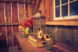 Sunflowers Sunflower Yellow Barn Wedding Barn Wedding Ideas Yellow Boxes Lanterns Wood Wood Work Fall Wedding Timber Frame Barn Sedalia Rustic Barn