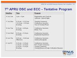The tentative programme list of example. Apru Doctoral Students Conference And Apru Enterprise Business Plan Competition Extra Chapter Challenge Prof Liew Ah Choy Director International Relations Ppt Download