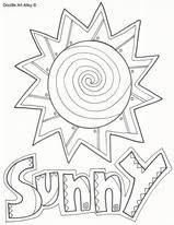 Adventure gets a whole new look this august when sunny day premieres on nickelodeon! Weather Coloring Pages Classroom Doodles