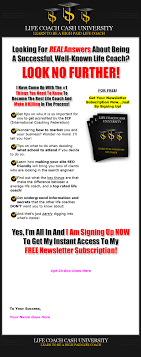 In that case, look for an established to market your free calls, post about your free sessions in the social media groups you've joined. Life Coach Cash University Ebook With Master Resale Rights Private Label Rights