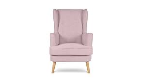 Find great deals on ebay for armchair & footstool. Buy Habitat Callie Fabric Wingback Chair Blush Pink Armchairs And Chairs Argos