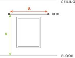 Measure to the nearest 1/8 of an inch, if the size is on a 1/16 mark, then round down to the next 1/8. Drapery Roman Shade Measurements Guidelines How To Measure Length Width Of Drapery Panels