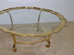 Similar but not identical set. Labarge Scalloped Edge Piecrust Coffee Table Apartment Therapy S Bazaar