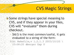 Introductory Concurrent Version System Cvs Ucr Technical Seminar 10 23 03 Dan Berger Ppt Download