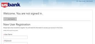 Bank or a current customer, the first thing you need to do when you receive your u.s. U S Bank Job Application Apply Online