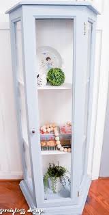This curio cabinet was one of the pieces she got rid of and i loved it for our dining room! Painted Curio Cabinet Update Your Boring Display Cabinet