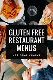 240 Gluten Free Restaurant Menus You Must Check Out In 2019