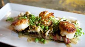 Saint Jacques Bacon Champignons