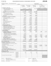 BUDGET REQUEST FOR FISCAL YEAR ENDING JUNE 30, 2012