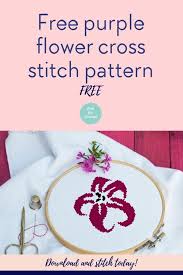 Ebay.com has been visited by 1m+ users in the past month Free Purple Flower Cross Stitch Pattern Craft With Cartwright
