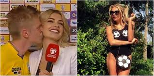 Join facebook to connect with vlada sedan and others you may know. Soccer Star Kisses Smoking Hot Reporter During Interview Following Big Win Video Pics Total Pro Sports