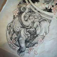 Pin By Opale Sasori On Art Elephant Tattoos Animal Tattoos Japanese Tattoo Art