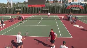 Take strategy doubles lessons with a professional. Peter Smith Competitive Doubles Tennis Drills Games Youtube