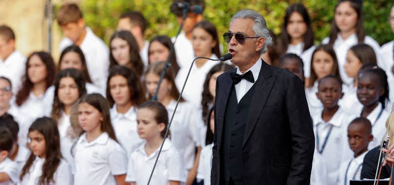 Pope Leo XIV at Andrea Bocelli concert: Music's beauty points us to God - TrentonMonitor