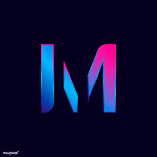 Capital Letter M Vibrant Typography Vector Premium Image By Rawpixel Com Aew Vector Vectoart Digitalpaintin Lettering Neon Typography Lettering Alphabet