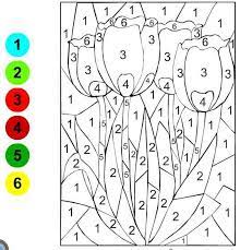 Coloreamos Por Numeros Colorear Por Numeros Pintura Por Numeros Libros Para Colorear
