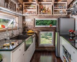 Here's how we organize our small cabin kitchen and maximize the space with a few creative solutions! Tiny House Kitchens Are Surprisingly Functional Epicurious