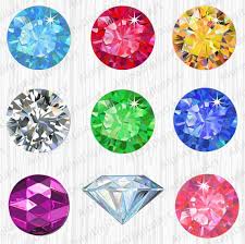 9 Gems Clipartgem Rings Clipart Digital Gems Pearls Etsy Free Art Prints Custom Nursery Art Colored Gems