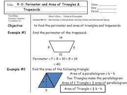 Find The Perimeter And Area Of Triangles And Trapezoids Ppt Video Online Download