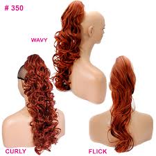 Look fantastic for any occasion by getting premium hair extensions installed. Ponytail Clip In Hair Extensions Copper 350 Reversible 4 Styles Claw Clip Ebay