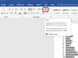 Which words should be ignored when alphabetizing works cited entries? How To Sort Alphabetically In Word