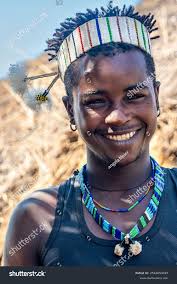 Ethiopia Young Man Bana Tribe Village Stock Photo 2542653335