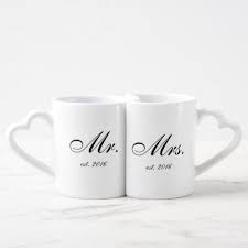 Bathroom Mug Clipart Black And White Mr Mrs Personalized Mug Set Zazzle Com Mugs Mugs Set Fun Wedding Invitations