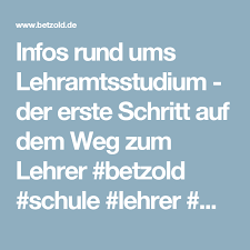 Infos Rund Ums Lehramtsstudium Studium Lehramt Studium Lehramt
