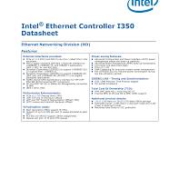 Intel® Ethernet Controller I350: Datasheet